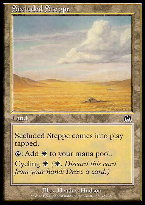 Magic the Gathering MTG Secluded Steppe (324) Onslaught   LP