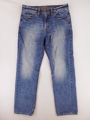 American Eagle Jeans Mens 30x32 Relaxed Straight Made to Last Heavy Denim Pants