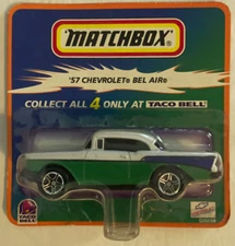 Matchbox Taco Bell '57 Chevy Bel Air 1999 - Mint on Card