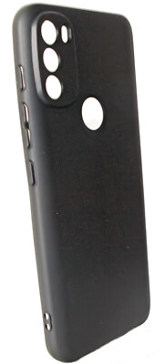 Dark Case Handy Silikon TPU Hülle Cover Schale Case Schwarz für Motorola Modelle
