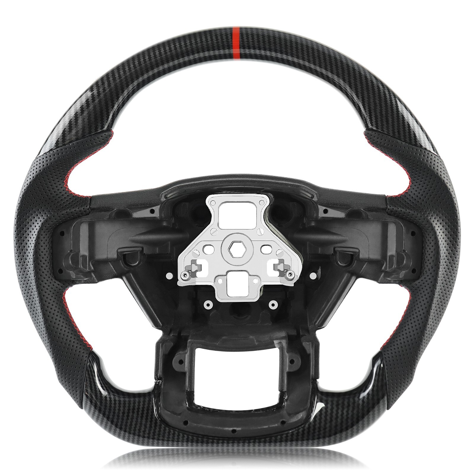 Hydro Dip Carbon Fiber Steering Wheel For Ford F150 2015-2020
