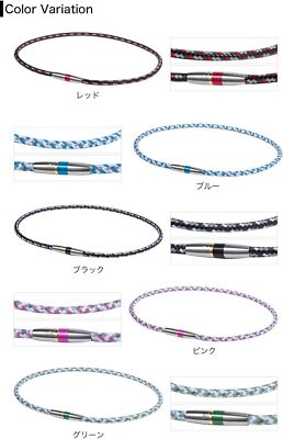 New Phiten RAKUWA neck X50 high-end III Black 50cm(19.5inch