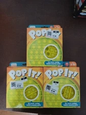 Chuckle & Roar Pop It Never Ending Bubble Popping Game - Yellow (3x)