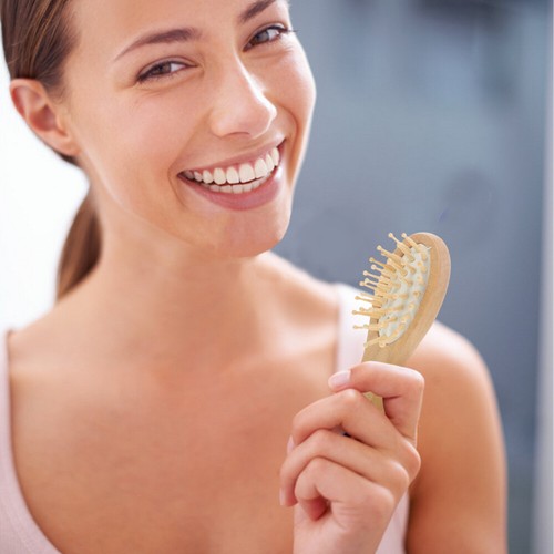 Wooden Comb Portable Cushion Hair Brush Anti-Static Travel Hairbrush - Picture 20 of 20