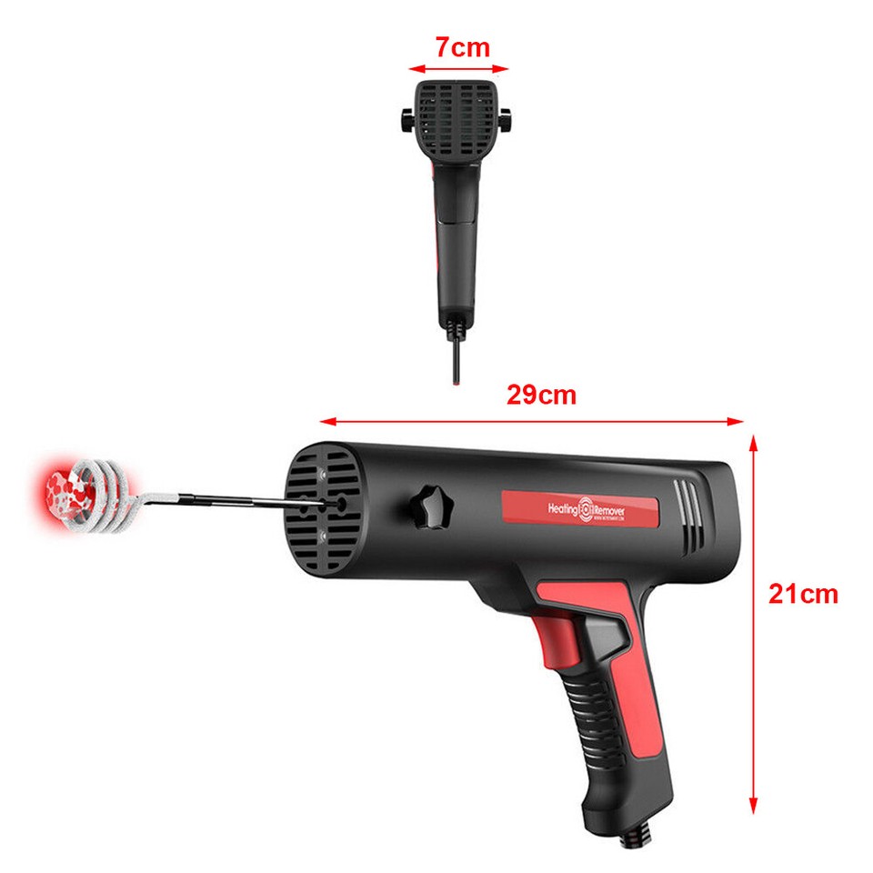 110V Electric Heating Bolt Remover Gun Flameless Induction Heater Bolt