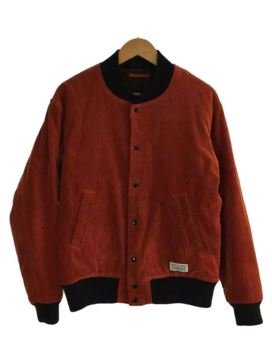 WACKO MARIA CORDUROY VARSITY JACKET Jacket M Orange Corduroy eBay
