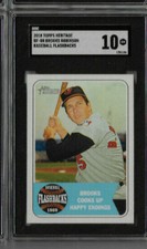 2018 Topps Heritage Brooks Robinson Baseball Flashbacks SGC 10