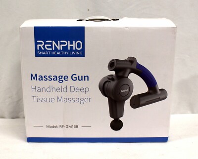 Renpho RF-GM169 Cordless Handheld Deep Tissue Muscle Massager - New In Box!