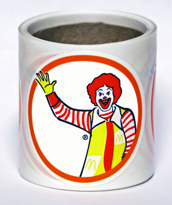 1980's McDonalds Happy Meal Vtg McDonaldland Roll of Ronald