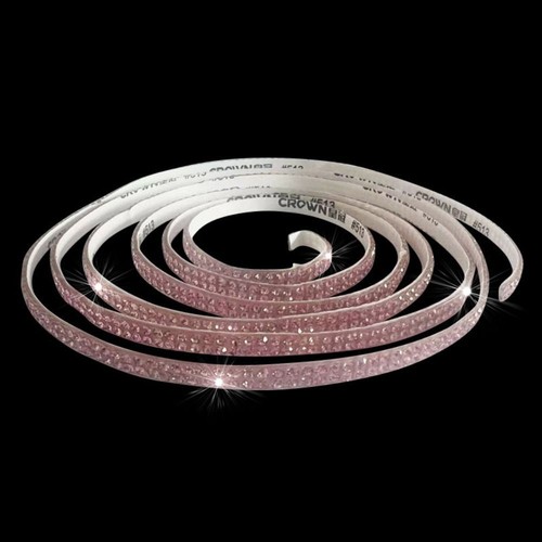 Pink Bling Car Trim Self-Adhesive 16.4Ft Rhinestone Car Interior Accessories - Picture 12 of 18