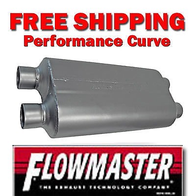 Flowmaster 50 Series Heavy Duty Muffler 409 Stainless 2.5" D/D 8525554 ...