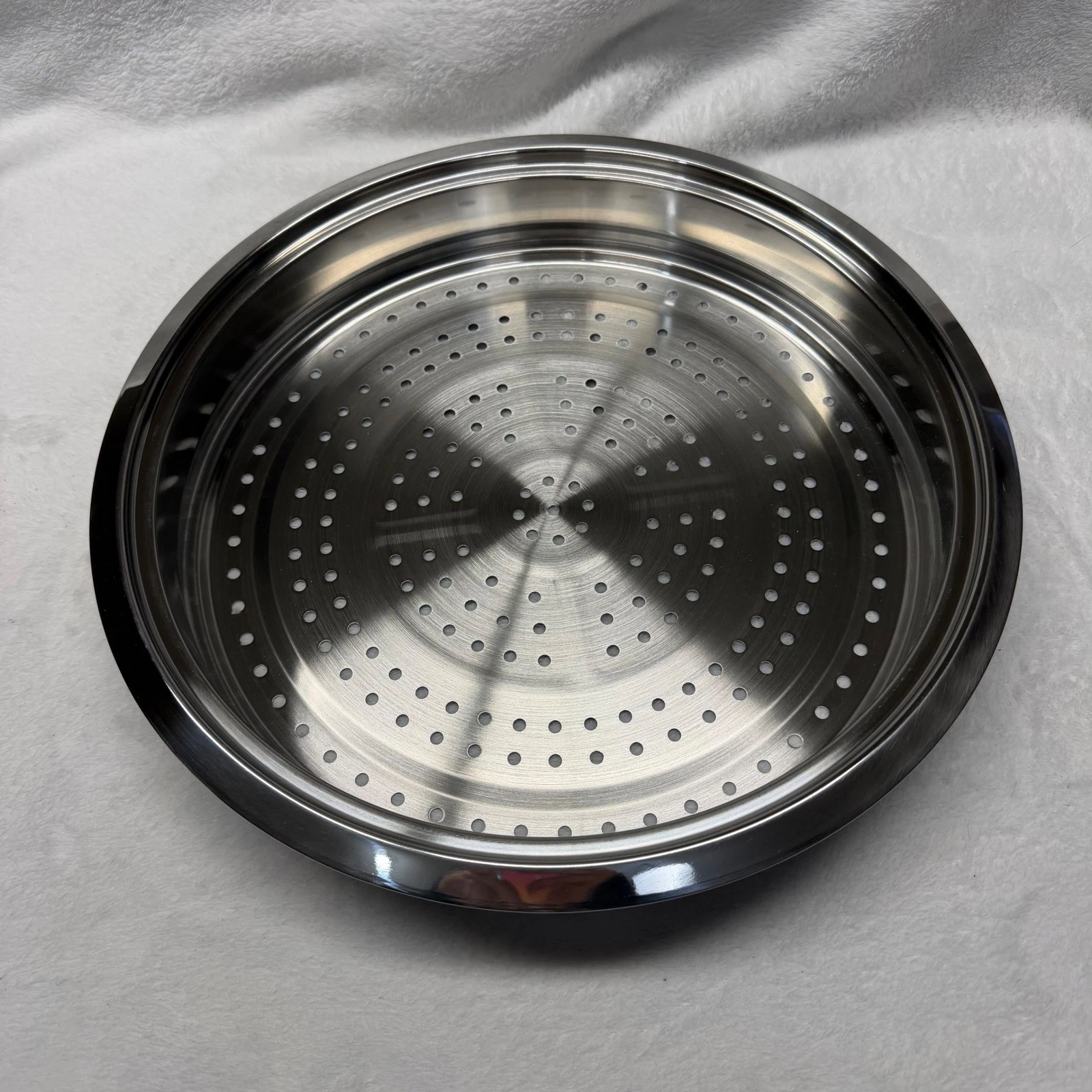 Curtis Stone 13.5" Stainless Steel Steamer Insert for Multipurpose Cooking