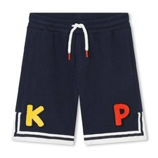 Kenzo Boys Drawstring Logo-Patch Shorts, Size 10Y