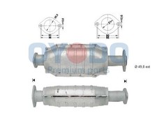 Katalysator Oyodo 10N0136-OYO für RENAULT CLIO 1 Großraumlimousine 357Y 357K Rsi