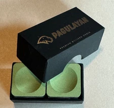 PAGULAYAN 2 PC GIFT BOX GREEN CHALK HIGH QTY. WONT FLAKE ON TABLE NEW SHIPS FREE