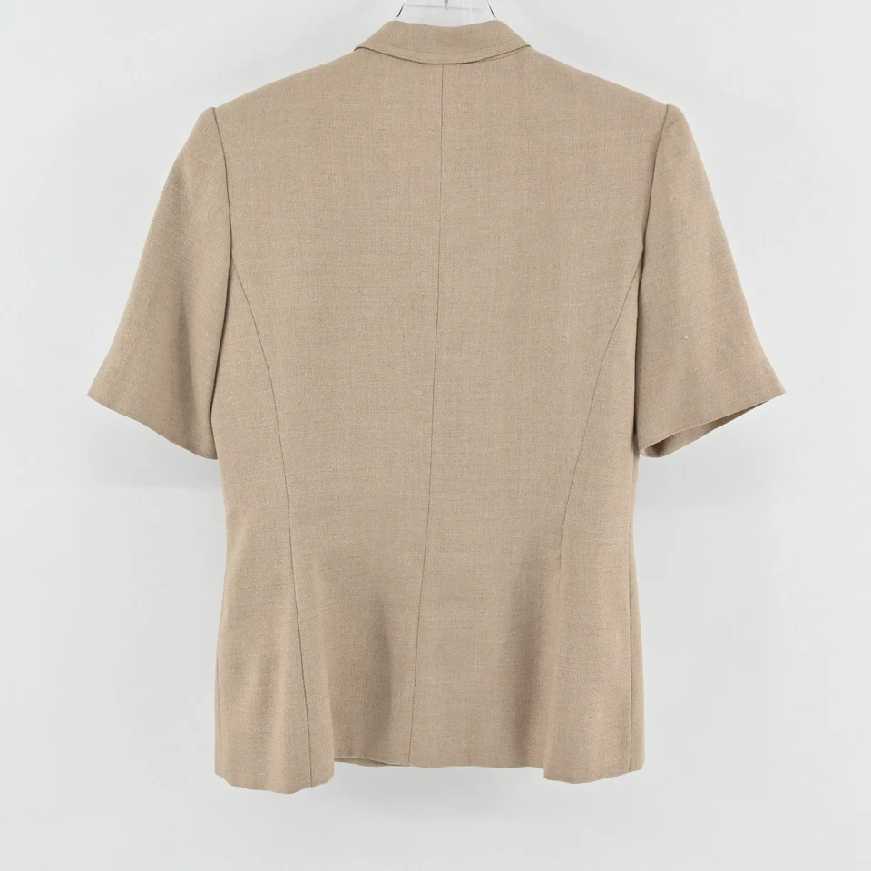 De Colección Oleg Cassini Falda Traje Talla 6 Beige Academia Dinero Antiguo Tranquilo Lujo Carrera Foto 3 de 4