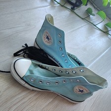 Converse All Star Chuck Taylor High Tops In Light Blue Men's 6 Women's 8