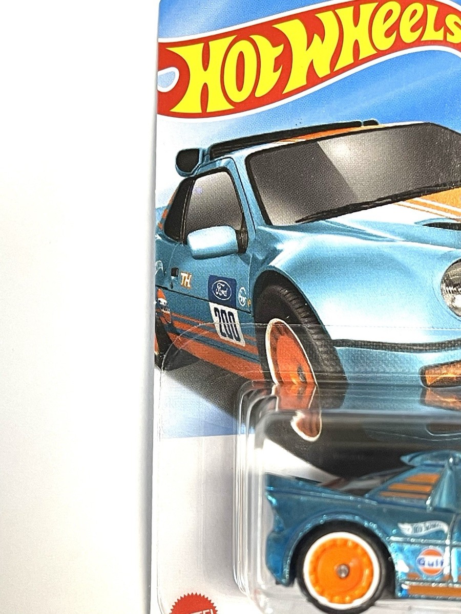 Hot Wheels New 2025 Super Treasure Hunt Ford RS200 Gulf