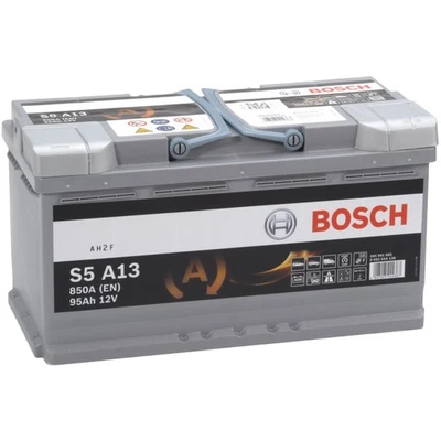 Starterbatterie Bosch 0092S5A130 S5a Agm für Alfa Romeo Audi Bmw Daf Fiat Ford - Bild 1 von 4