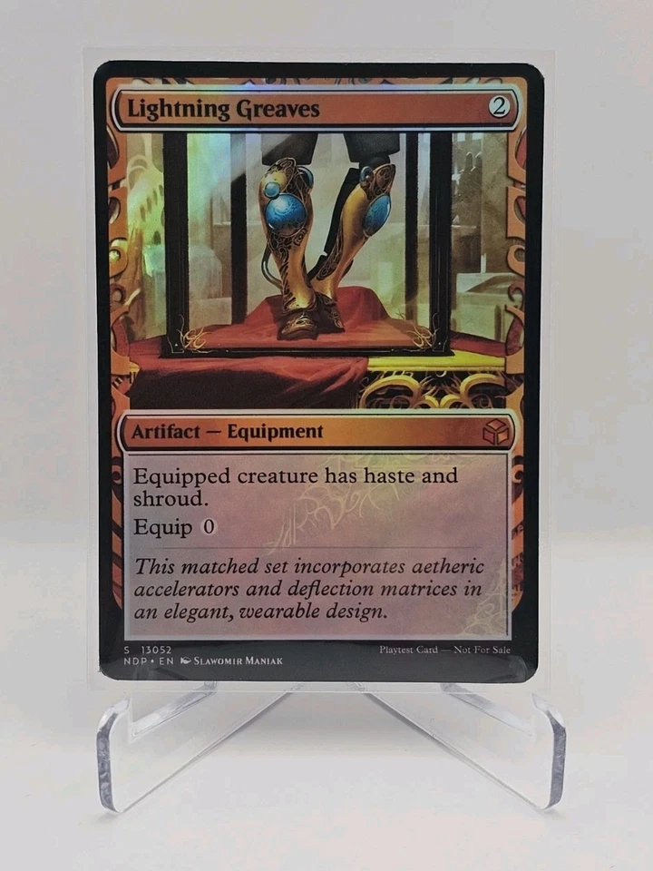 Mox Opal, Lightning Greaves, Chrome Mox Foils Proxy High-Quality Laminated Set - Image 2 of 3