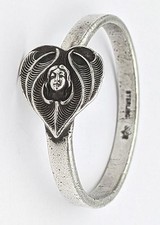 ART NOUVEAU STERLING SILVER NAPKIN RING c1910's