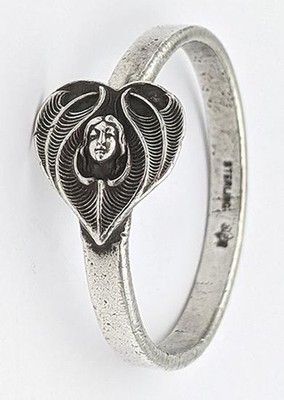 JUGENDSTIL SERVIETTENRING STERLINGSILBER um 1910