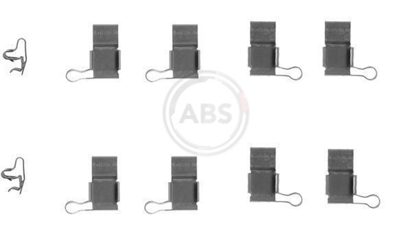 A.B.S. ZubehöRsatz Scheibenbremsbelag 1193Q FüR Hiace Toyota Hilux 4 Bus 7 Pick-image