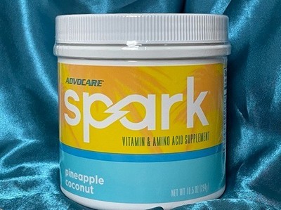New Advocare Canister Pineapple Coconut Spark 10.5 oz Expiration 03/27