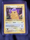 Pikachu 058/102 Base Set Shadowless Yellow Cheeks 1st Edition Pokemon TCG LP