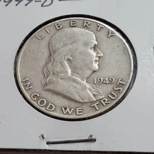 1949-D FRANKLIN HALF DOLLAR ( FINE)