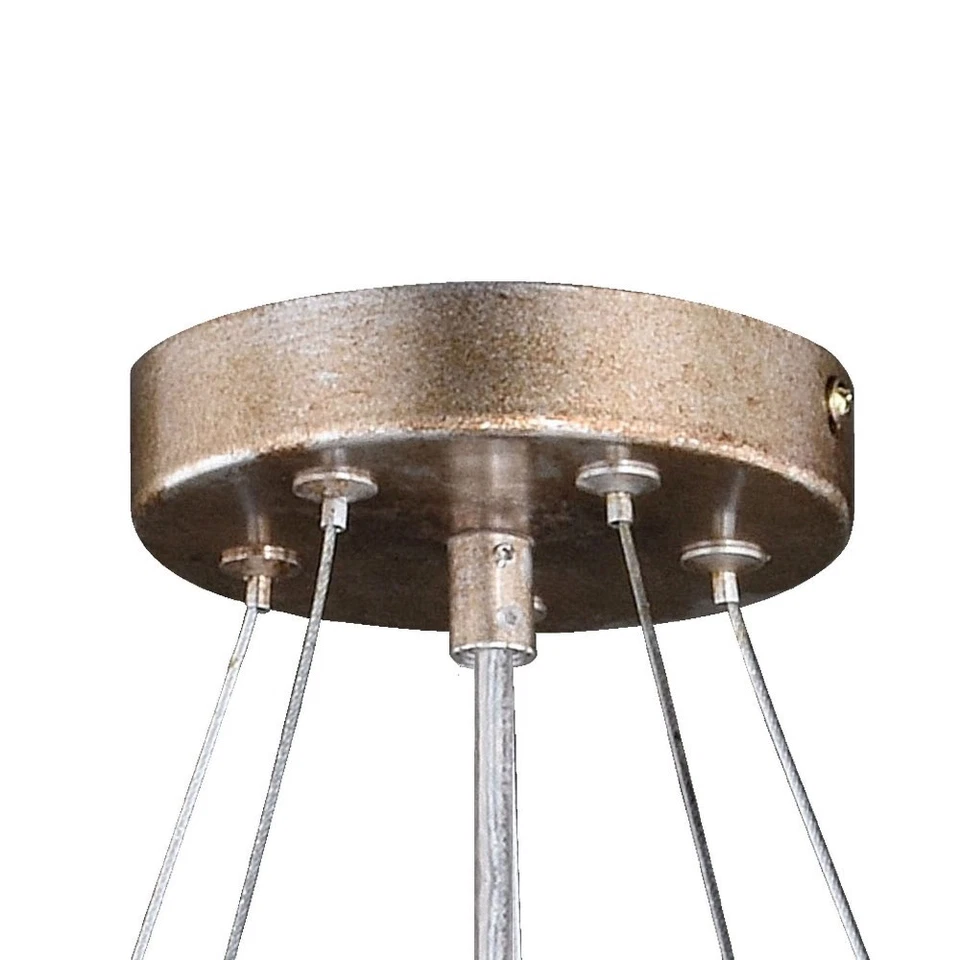 Lámpara de araña Rainier de 5 luces estilo glamour y cascada 18,5 pulgadas de alto y 32 Foto 3 de 4