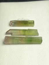 Bi Colour Tourmaline Crystals 22 ct - Collector Mineral Lot