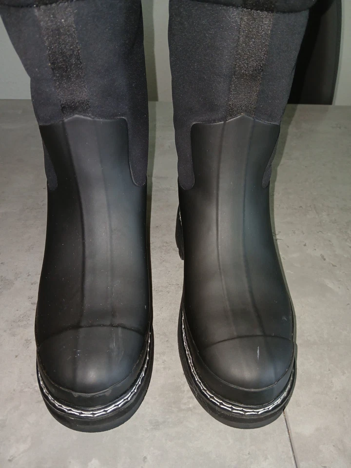 Botas de lluvia aisladas de punto refinado Hunter talla 5 UK3 unisex Foto 2 de 4