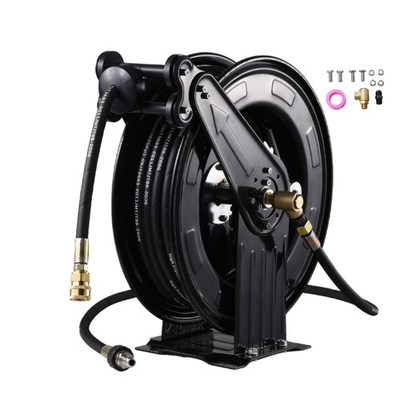 #ad Heavy Duty High pressure Power Washer Jet Wash Hose Reel 3 8quot; HoseX15m4000PSL $100.58