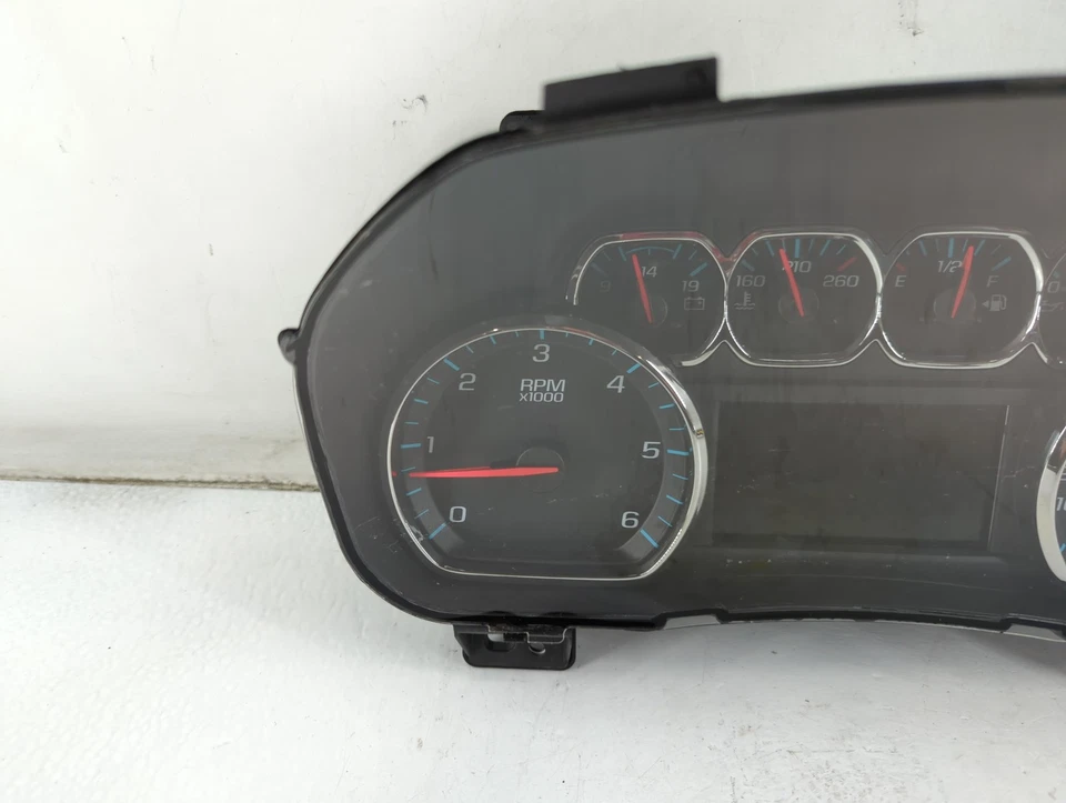Chevrolet Silverado 1500 2017-2017 velocímetro cuadro de instrumentos indicadores JG5DS Foto 3 de 4