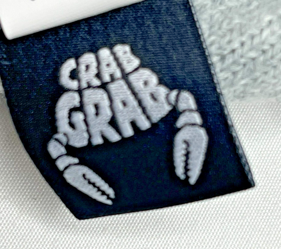 Crab Grab Knit Pom Beanie Hat Black Gray White Snowboard Winter Cap Acrylic