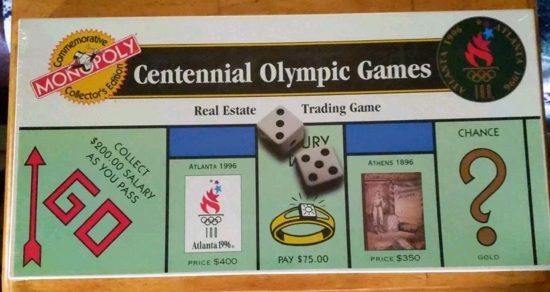 Monopoly 1996 Contemporary Manufacture Board & Traditional Games