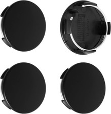 2.25inch 57mm Wheel Center Caps For Tesla Outer 57mm Inner 50mm Matte Black