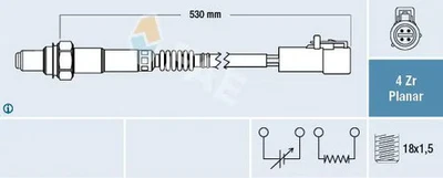Sonde lambda 77256 FAE pour FORD VOLVO - Photo 1/4