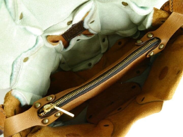 Jamin Puech Shearling Patchwork Handbag Brown Lea… - image 7