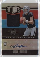 2023 Panini Legacy Futures Silver /249 Aidan O'Connell #FAPS-34 Patch Auto 03j5