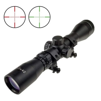 2-7x42 Long Eye Relief Scout Scope With Mil-Dot Reticle - 30mm Tube For Mosin Nagant With Mount