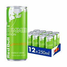 Red Bull The Summer Edition Curuba-Elderflower Energy Drink 12 x 250ml Cans