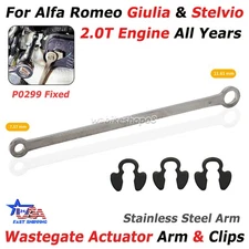 Wastegate Actuator Arm With Clips For Alfa Romeo Giulia Stelvio All Years 2.0T