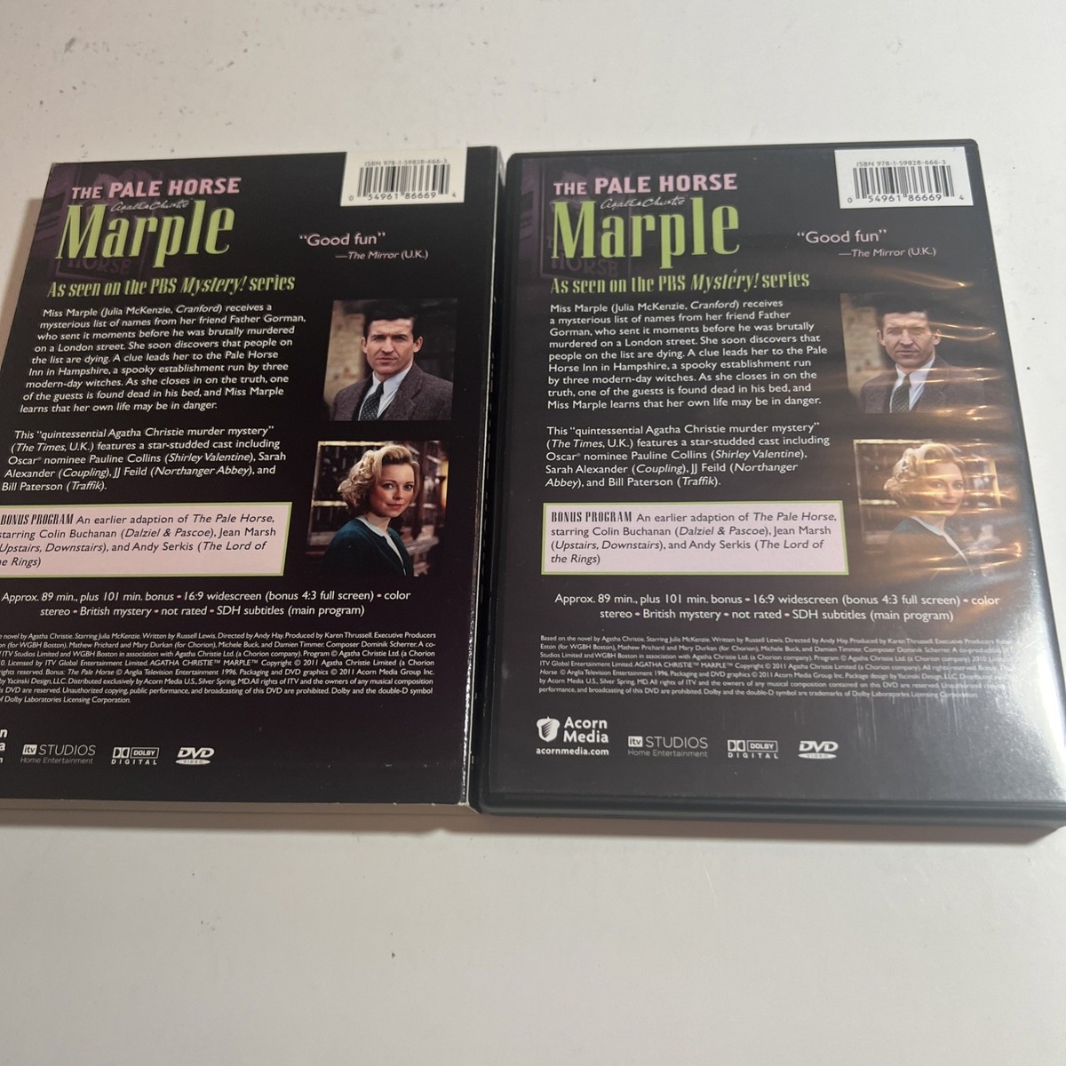 その他 Agatha Christie's Marple: The Pale Horse [DVD] Agatha Christie's Marple: The Pale Horse (DVD, 2011, 2-Disc Set
