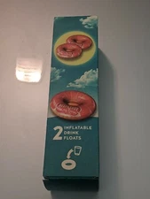 4 Inflatable Drink Floats Original Deep Eddy Ruby Red Grapefruit Flavored Vodka