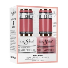 Cre8tion Soak Off Gel Polish & Matching Nail Lacquer - #135 Fire Breathing