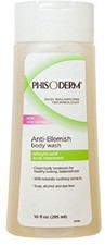 3 Pack - Phisoderm Anti-Blemish Body Wash 10 fl oz 295 ml Each