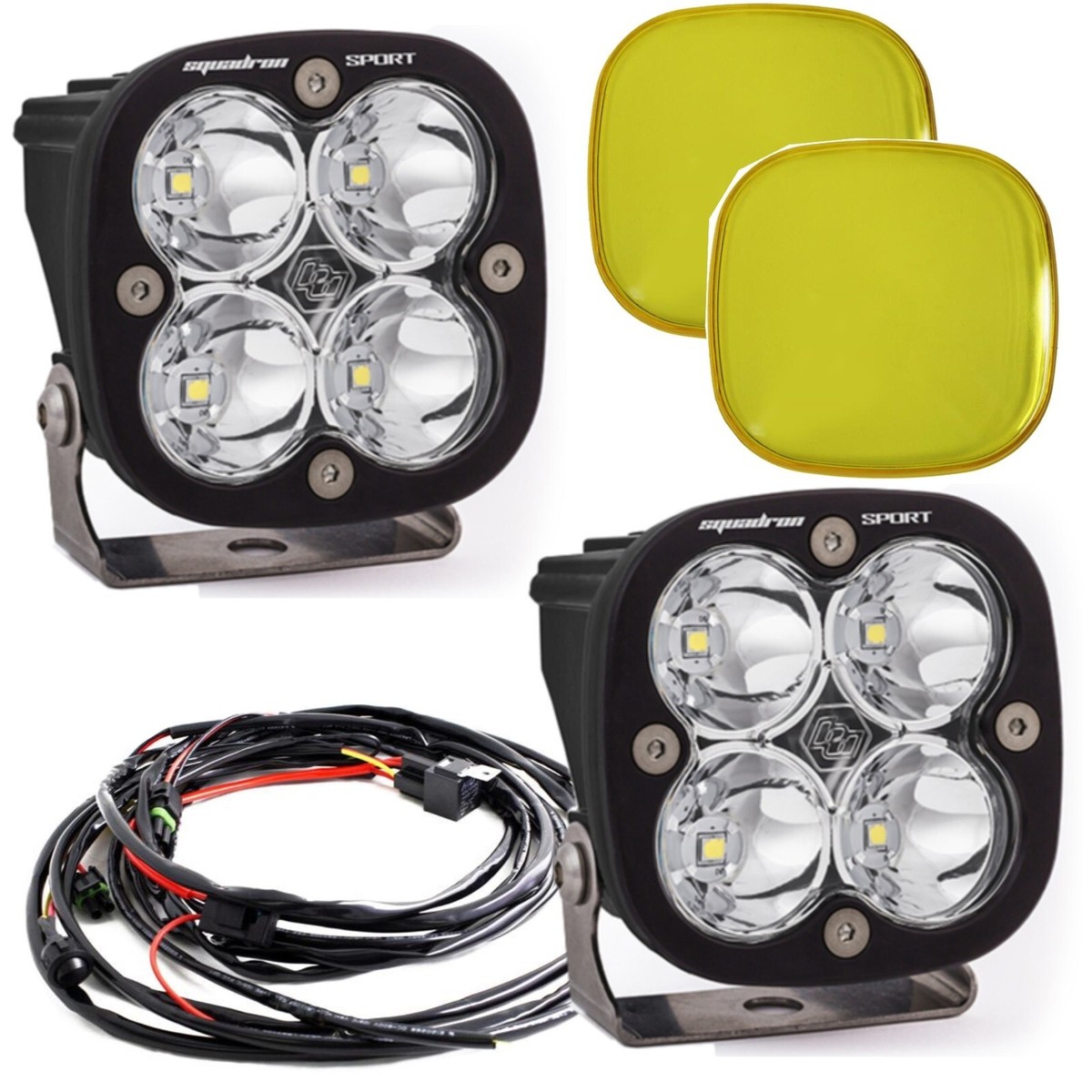 Baja Designs 557801 Squadron Sport LED Light Pods Pair SPOT