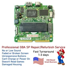 Nintendo Gameboy Advance GBA SP Mail In Repair Service - Power / Charging issues